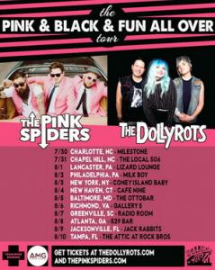 The Dollyrots US Tour 2019 poster