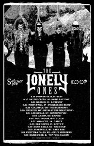 The Lonely Ones US Tour 2021 poster