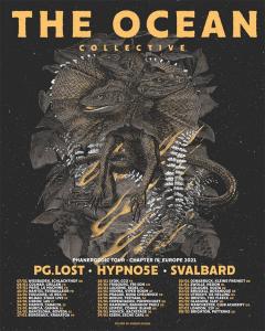 The Ocean Euro Tour 2021 poster