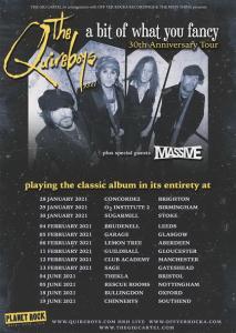 The Quireboys UK Tour 2021 poster