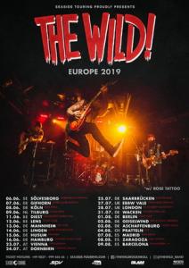 The Wild! Euro Tour 2019 poster
