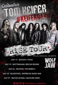 Tom Keifer UK Tour 2020 poster
