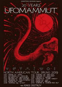 Ufomammut North American Tour 2019 poster