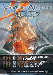 Visions Of Atlantis Euro Tour 2021 poster