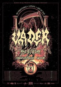 Vader Euro Tour 2020 poster
