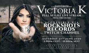 Victoria K live streaming show 2020 poster