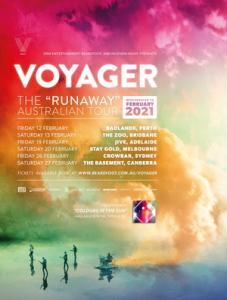 Voyager Australian Tour 2021 poster