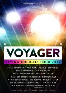 Voyager UK & EU Tour 2019 poster