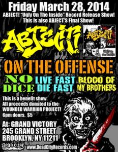 Abject! final show poster