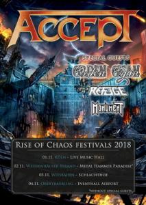 Accept Festivals 2018 poster
