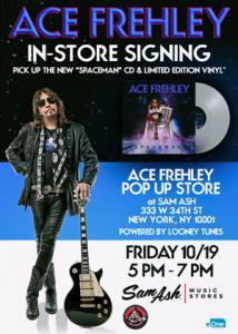 Ace Frehley poster 2018
