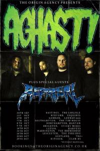 Aghast UK Tour 2016 poster