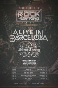 Alive In Barcelona US Tour 2017 poster