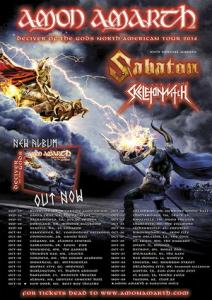 Amon Amarth North American tour 2014