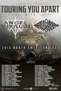 Angel Vivaldi North American Tour 2015 poster