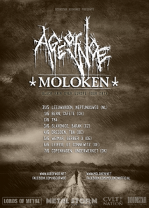 Black Rain over Europe Tour 2014 poster