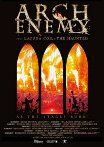Arch Enemy Euro Tour 2017 poster