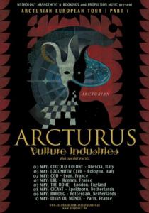 Arcturus European Tour 2015 poster