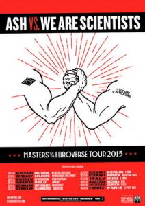 Ash Tour 2015 poster