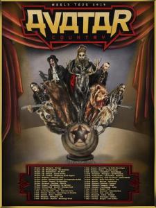 Avatar UK & EU Tour 2019 poster