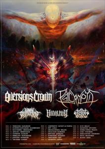 Aversions Crown & Psycroptic EU Tour 2019 poster