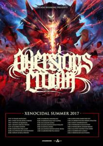 Aversions Crown EU & UK Tour 2017 poster
