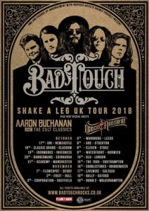 Bad Touch UK Tour 2018 poster
