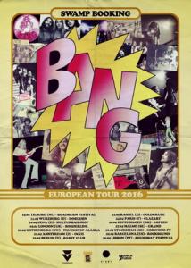 Bang European Tour 2016 poster
