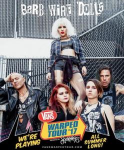 Barb Wire Dolls Vans Warped Tour 2017 poster