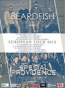 Beardfish Euro tour poster