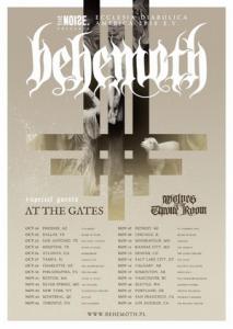 Behemoth North American Tour 2018 poster