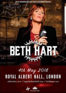 Beth Hart London Live Show 2018 poster