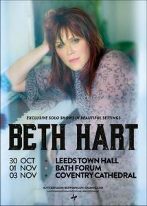 Beth Hart UK Live Shows 2017 poster
