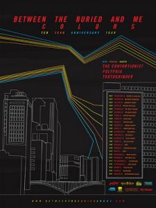 Between The Buried And Me North American Tour 2017 poster