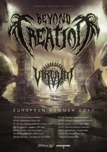Beyond Creation Euro Tour 2017 poster