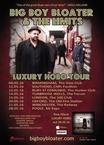 Big Boy Bloater & The Limits UK Tour 2016 poster