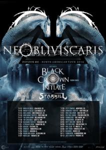 Black Crown Initiate US Tour 2016 poster