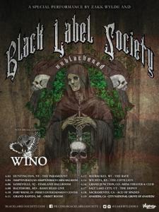 Black Label Society The Unblackened Tour 2015 poster