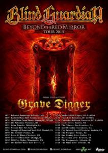 Blind Guardian North American Tour 2015 poster