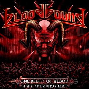 Bloodbound One Night of Blood live DVD/CD cover