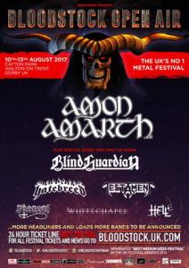 Bloodstock Open Air Festival 2017 poster