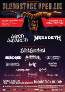 Bloodstock Open Air Festival 2017 poster