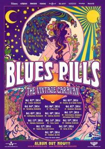 Blues Pills European Headlining Tour 2014 poster