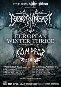 Borknagar European Tour 2016 poster