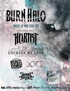 Burn Halo Tour 2015 poster