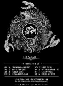Bury Tomorrow UK Tour 2017 poster