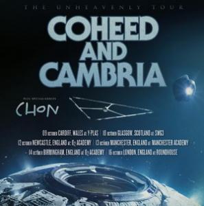 Coheed And Cambria UK Tour 2018 poster