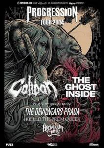 Caliban Progression Tour 2014 poster