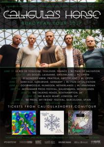 Caligula's Horse Euro Tour 2017 poster
