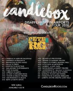 Candlebox US Tour 2016 poster